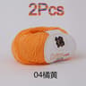2Piece 100 Pure Cotton HandKnitting  Crochet Yarn Set 11