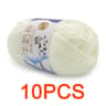 11 Lb Milk Cotton HandKnitting Yarn Set 10 Pieces 13