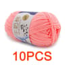 11 Lb Milk Cotton HandKnitting Yarn Set 10 Pieces 15