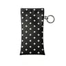 Faux Leather Cute Polka Dot Magnetic Glasses Pouch With Hook And BuiltIn Lens Cloth 7
