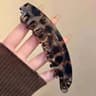 Tortoiseshell FishShaped Banana Hair Clip And Ponytail Twist Clamp 7