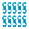 10Piece Bike Cable Cross Line SStyle Clips For Mountain  Road Bicycle Brake Housing 9