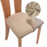 Stretch Jacquard Upholstered Dining Chair Seat Cover 13