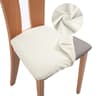 Stretch Jacquard Upholstered Dining Chair Seat Cover 7