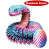 3D Printed Articulated Snake Figurine With Surprise Egg Container 8