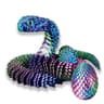 3D Printed Articulated Snake Figurine With Surprise Egg Container 14