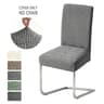 Jacquard Fabric AntiDust Stretch Dining Chair Cover 7