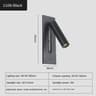 Modern Embedded LED Reading Wall Lamp With USB 8
