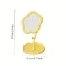 Ins Style Cute Flower 360 Rotatable Desktop Vanity Mirror 5