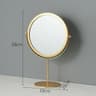 Nordic Iron Art Gold Round Desktop Vanity Mirror 1
