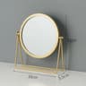 Nordic Iron Art Gold Round Desktop Vanity Mirror 3