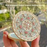 Chinese Cloisonne Enamel Sparrow  Flower Folding Compact Mirror 7
