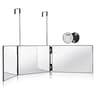 Travel Portable 360 Trifold Vanity Mirror With Telescoping Hooks 11