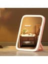 3Color LED Touch Control 360 Rotating Tabletop Vanity Mirror 6