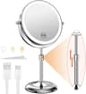 8Inch 10X Magnifying 360Degree Rotating Desktop Vanity Mirror 8