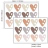 24Piece Heart Wall Sticker Decal Set 6