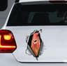 3D Cartoon Chicken Vinyl Decal  Car Window Sticker 9