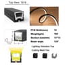 Flexible Black Silicone RGB LED Neon Rope Light Tube WS2811  WS2812B Compatible 13