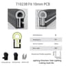Flexible Black Silicone RGB LED Neon Rope Light Tube WS2811  WS2812B Compatible 7