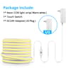 DC24V Solid COB Silicone Neon LED Strip Light Kit 7