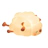 Cute Big Face Rabbit Soft Silicone LED Night Light 8