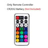 BatteryPowered RGB LED Puck Lights With Remote Control 10 Pack 8
