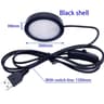 5V USB LED Caravan  Cabinet Spot Puck Light With Switch 6