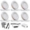 12W SurfaceMount DirectAC LED Undercabinet Puck Light Kit 7
