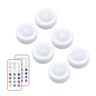 Wireless RGBW LED Puck Light With Remote Control 8