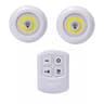 Dimmable Wireless LED Under Cabinet Light Set Remote Control Puck Night Lights 7