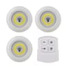Dimmable Wireless LED Under Cabinet Light Set Remote Control Puck Night Lights 8