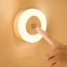 Portable USB Rechargeable LED Wall Sconce Touch Control Bedside Night Light 9