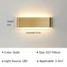 Modern LED Indoor Wall Sconce Fixture Decorative Linear Wall Lamp 13