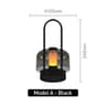Modern Retro Nordic Rechargeable Desk Lamp Wireless Table  Camping Night Light 9