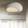 Japanese WabiSabi LED Ceiling Light Creative Bird Nest Pendant Lamp 8