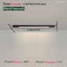 Modern Minimalist LED Linear Ceiling Lamp Fixture 10