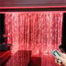 Professional USB LED Curtain Lights Remote Control Hanging Garland Lights 14
