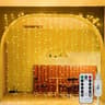 Cool USB LED Curtain Lights Remote Control Hanging Garland Lights 0