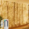 USB LED Curtain Lights Remote Control Hanging Garland Fairy Lights 8