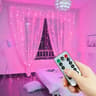 USB LED Curtain Lights Remote Control Hanging Garland Fairy Lights 14
