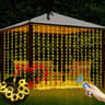 USB LED Fairy Curtain Lights Remote Control Hanging String Lights 8