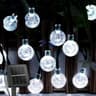 Outdoor Solar Crystal Bubble Ball LED String Lights 8