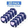 10Pack Clear Thermal Label Tape Refill 6