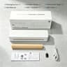 Portable Wireless A4 Thermal Document Printer with 1 Roll Paper 7