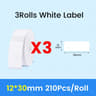 Waterproof Direct Thermal Label Paper Rolls For NiiMbot D11 D110  D101 6