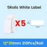 Waterproof Direct Thermal Label Paper Rolls For NiiMbot D11 D110  D101 18