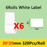 MediumFormat Waterproof Thermal Label Tape Rolls 13