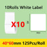 MediumFormat Waterproof Thermal Label Tape Rolls 8