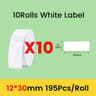 Waterproof Direct Thermal Label Paper Rolls Various Sizes  MultiPacks 13