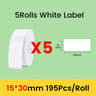 Waterproof Direct Thermal Label Paper Rolls Various Sizes  MultiPacks 16